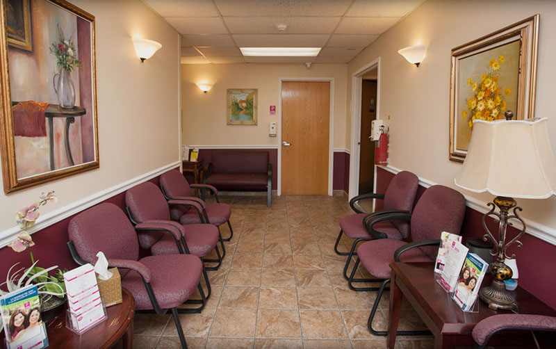 waiting room of a medical office