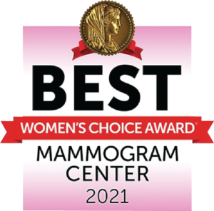 Women's Choice Award Best Mammogram Center 2021